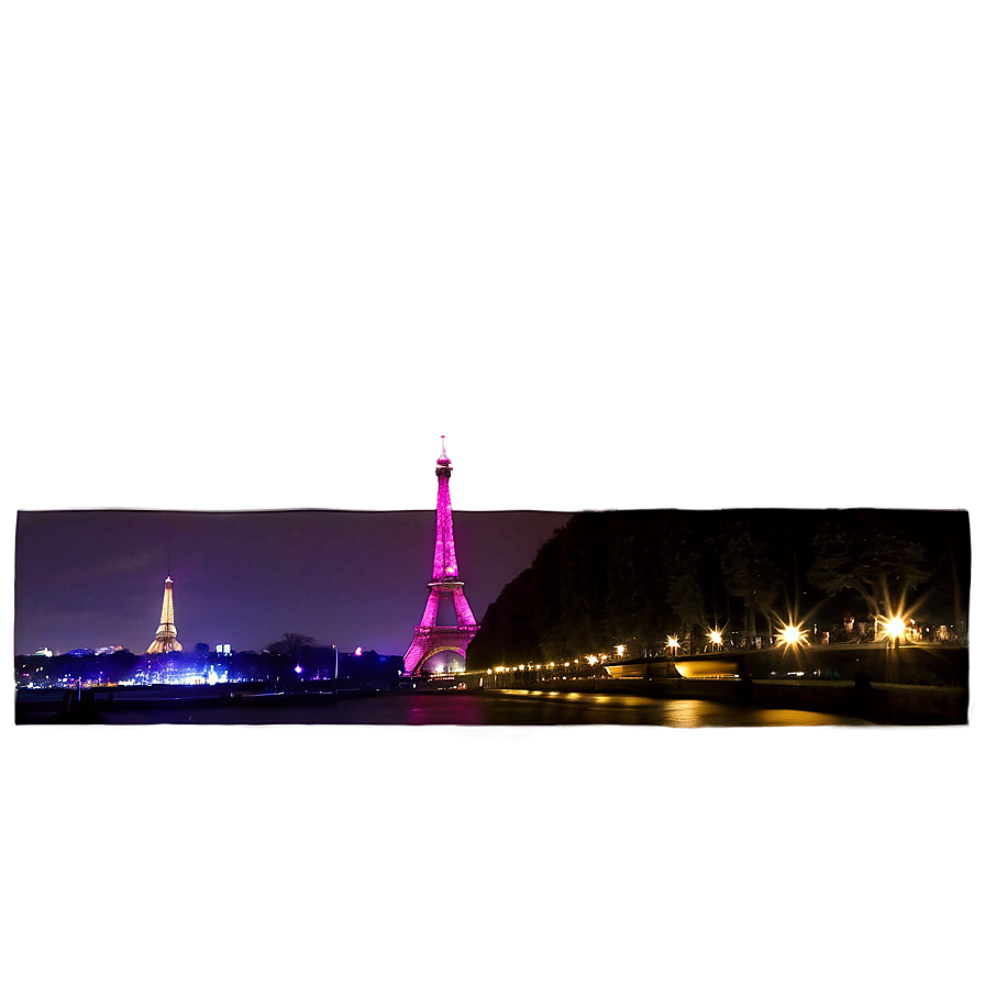 Night Lights Torre Eiffel Png Xxg54