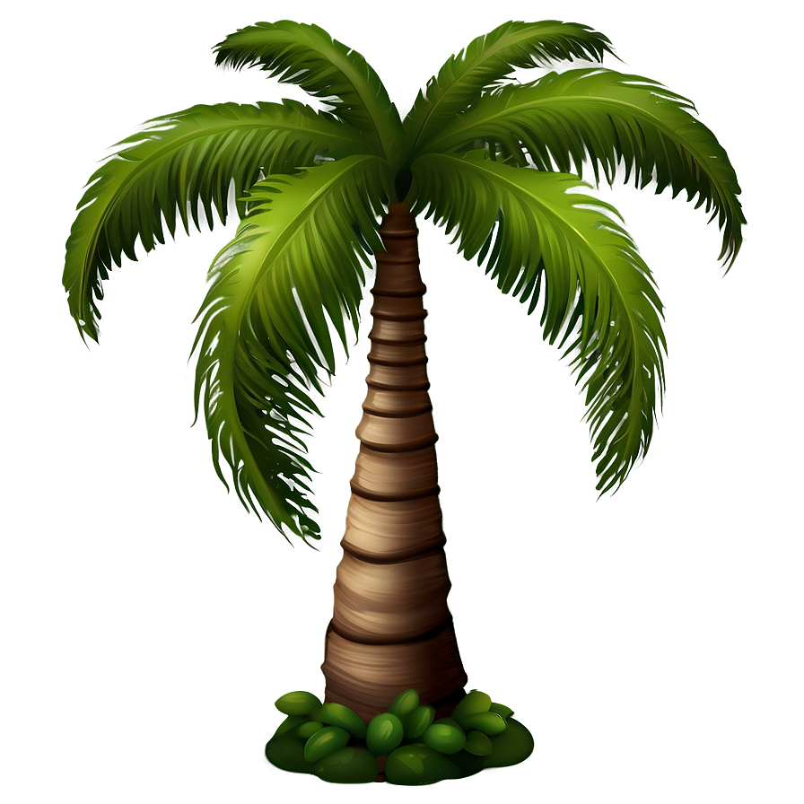 Night Palm Tree Emoji Png 41