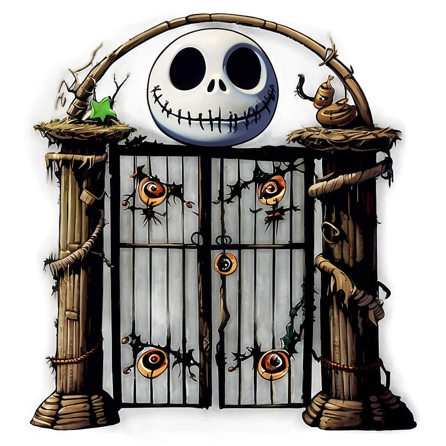 Nightmare Before Christmas Gate Png 41