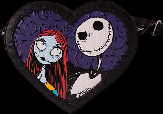 Nightmare Before Christmas Heart Shaped Bag