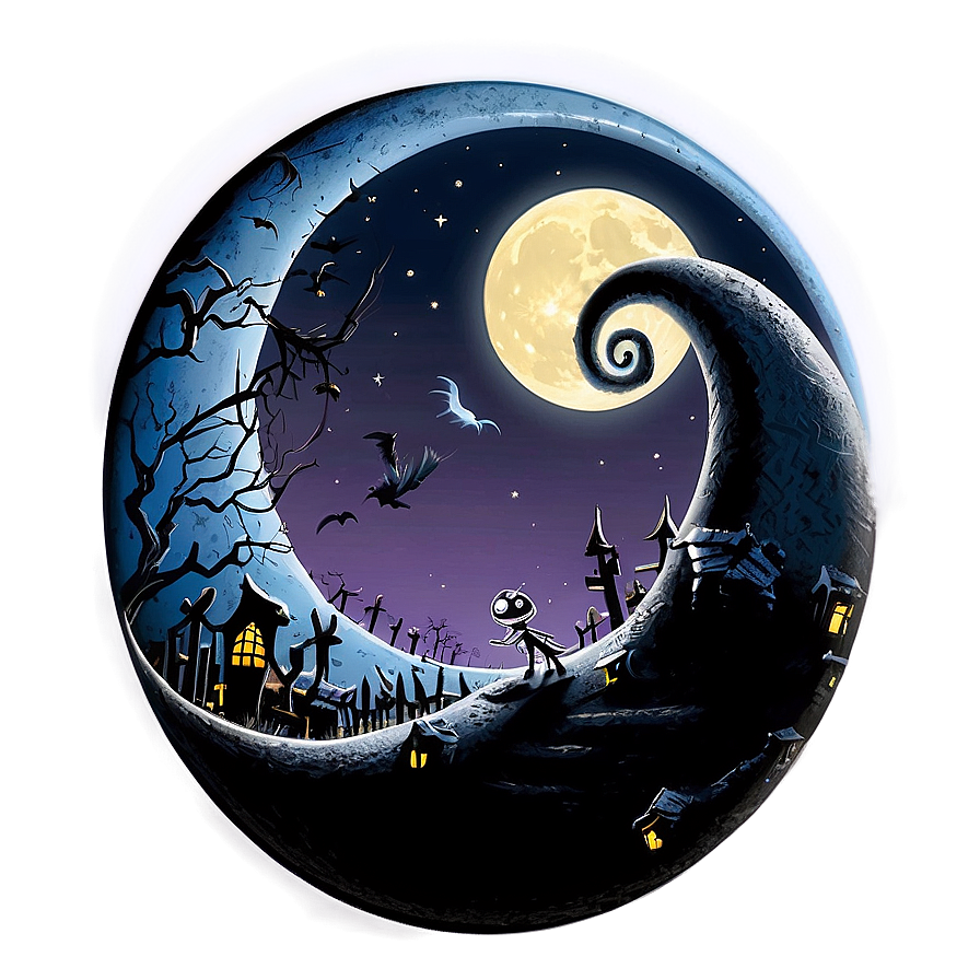 Nightmare Before Christmas Moon Png Buv63