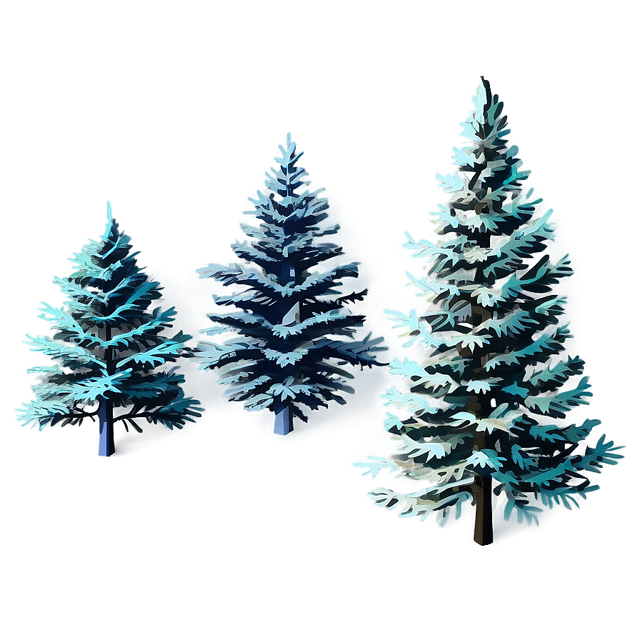 Nighttime Spruce Tree Scene Png 41