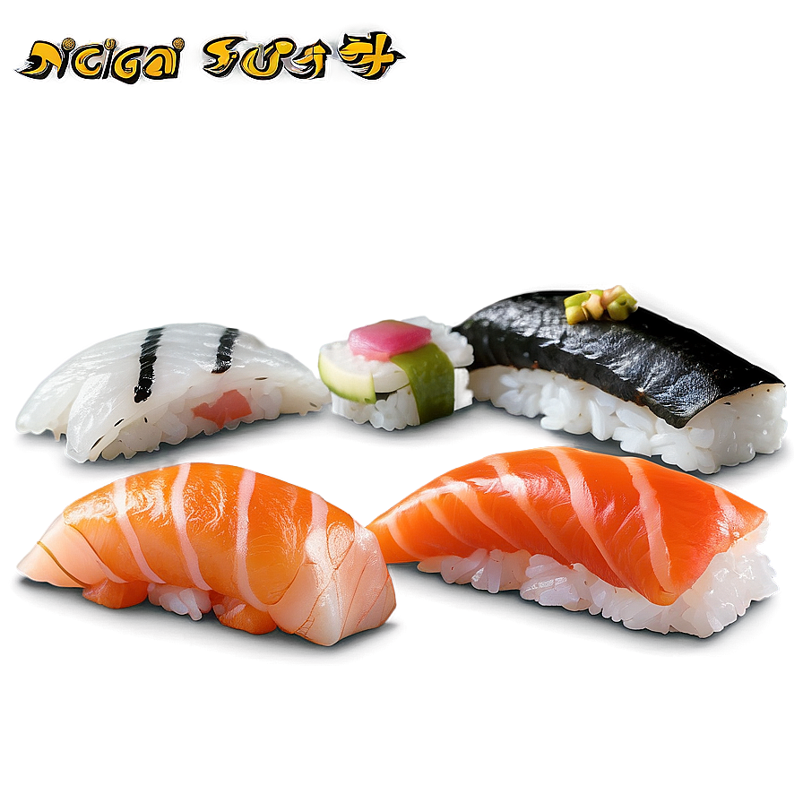 Nigiri Sushi Assortment Png Nhr