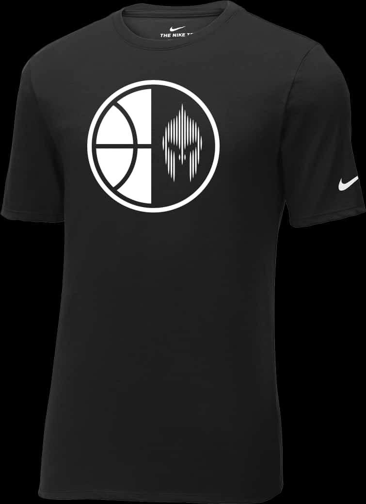 Nike Black Basketball T Shirt Design