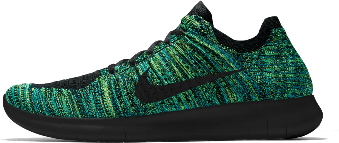 Nike Flyknit Trainer Green Black