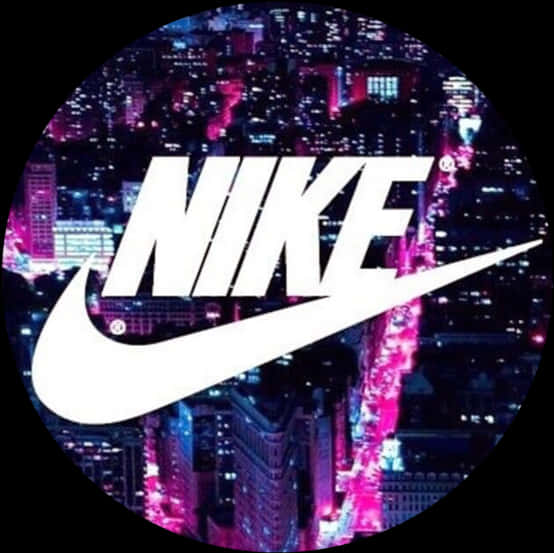 Nike Logo Urban Nightscape