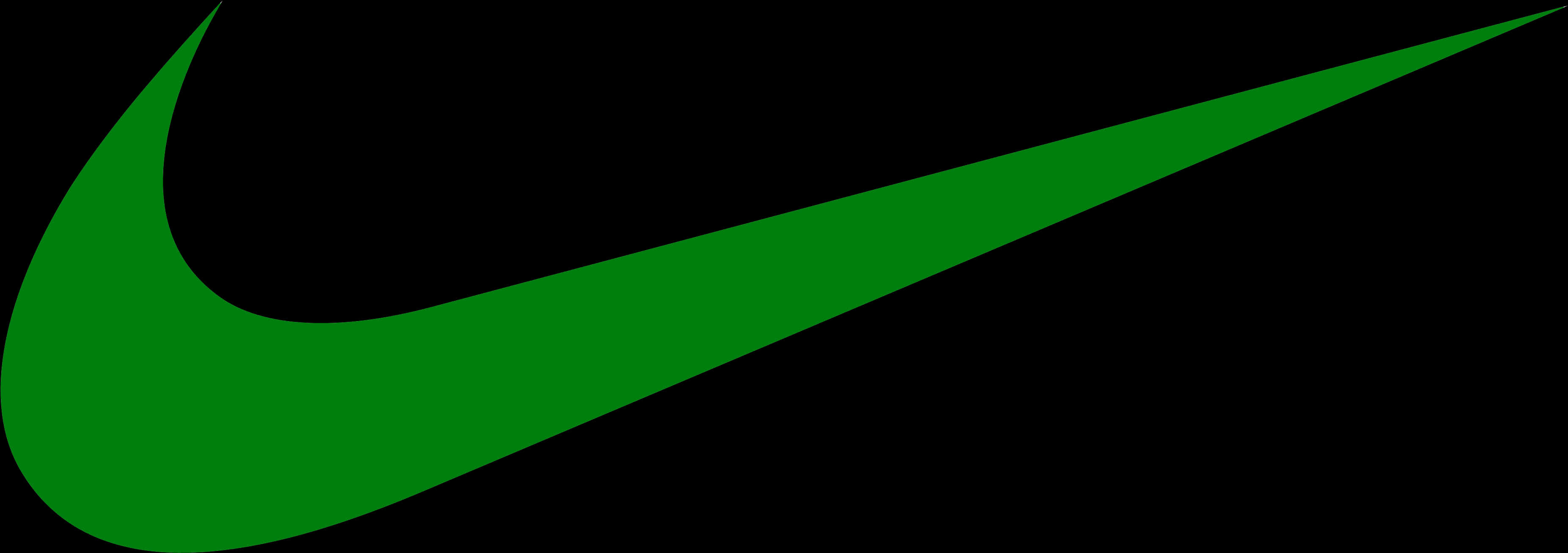 Nike Swoosh Logo Green