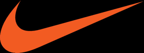 Nike Swoosh Logo Orange