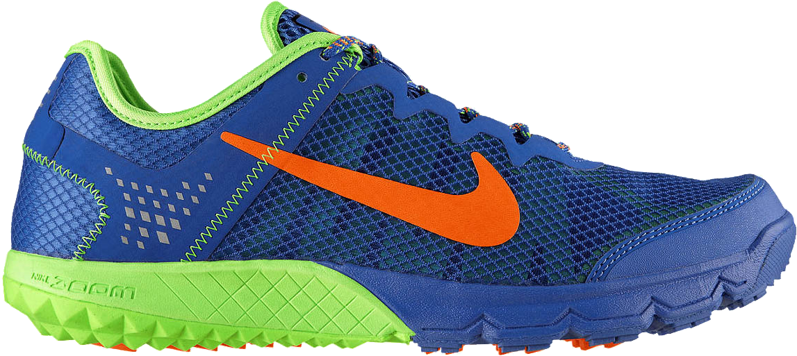 Nike Zoom Running Shoe Blue Green