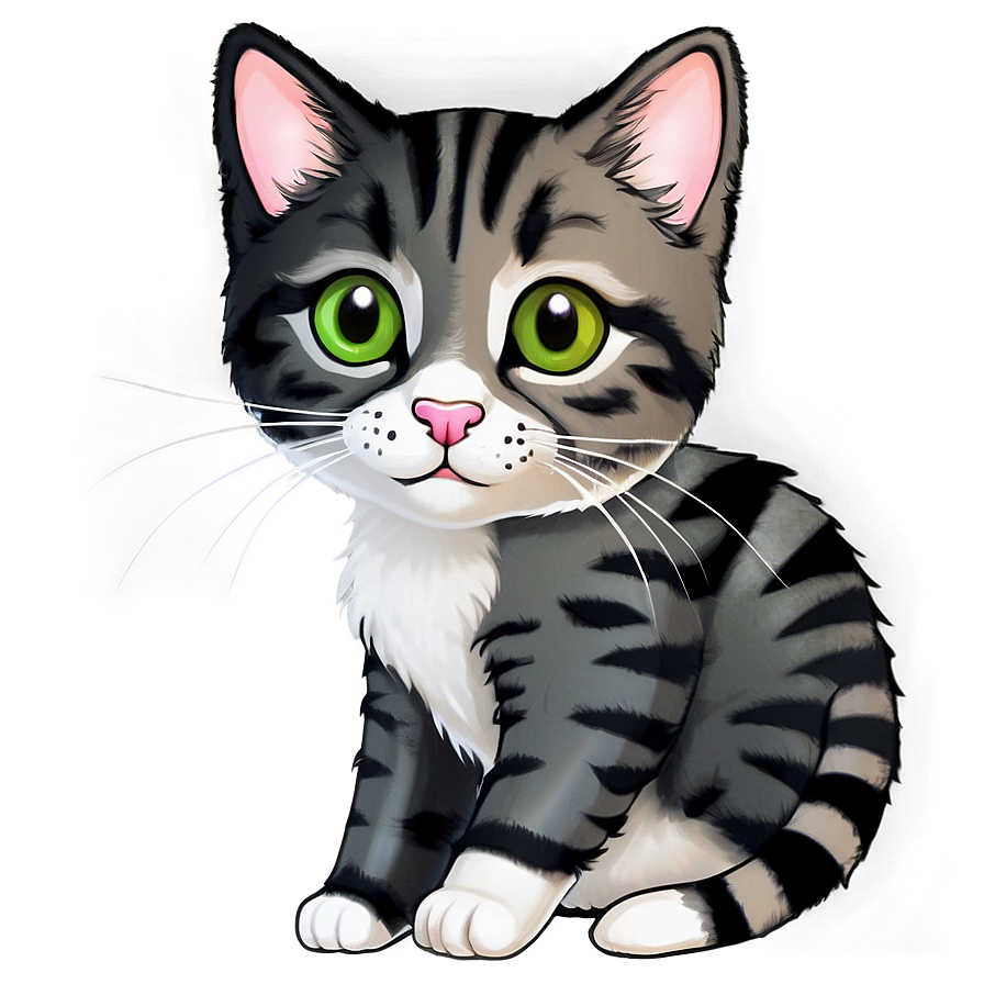 Nimble Kawaii Cat Portrait Png 06242024