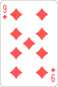 Nineof Diamonds Playing Card