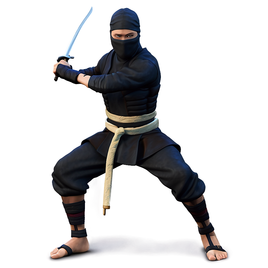 Ninja Attack Pose Png Smq