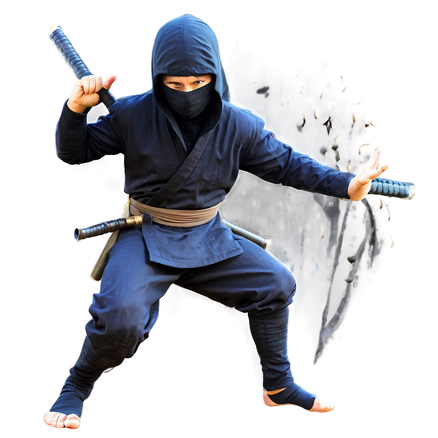 Ninja In Action Png 3