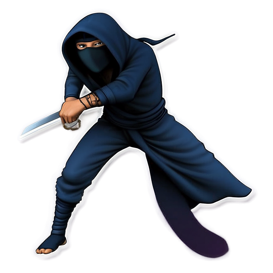 Ninja In The Shadows Png Cln25