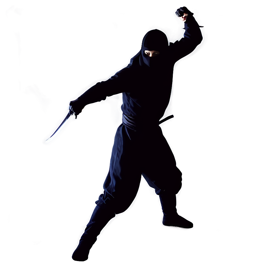 Ninja Silhouette Png 06112024