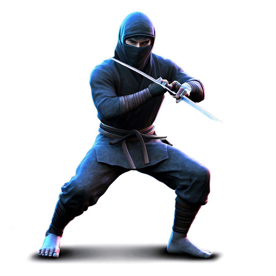 Ninja Stealth Pose Png Ixk32