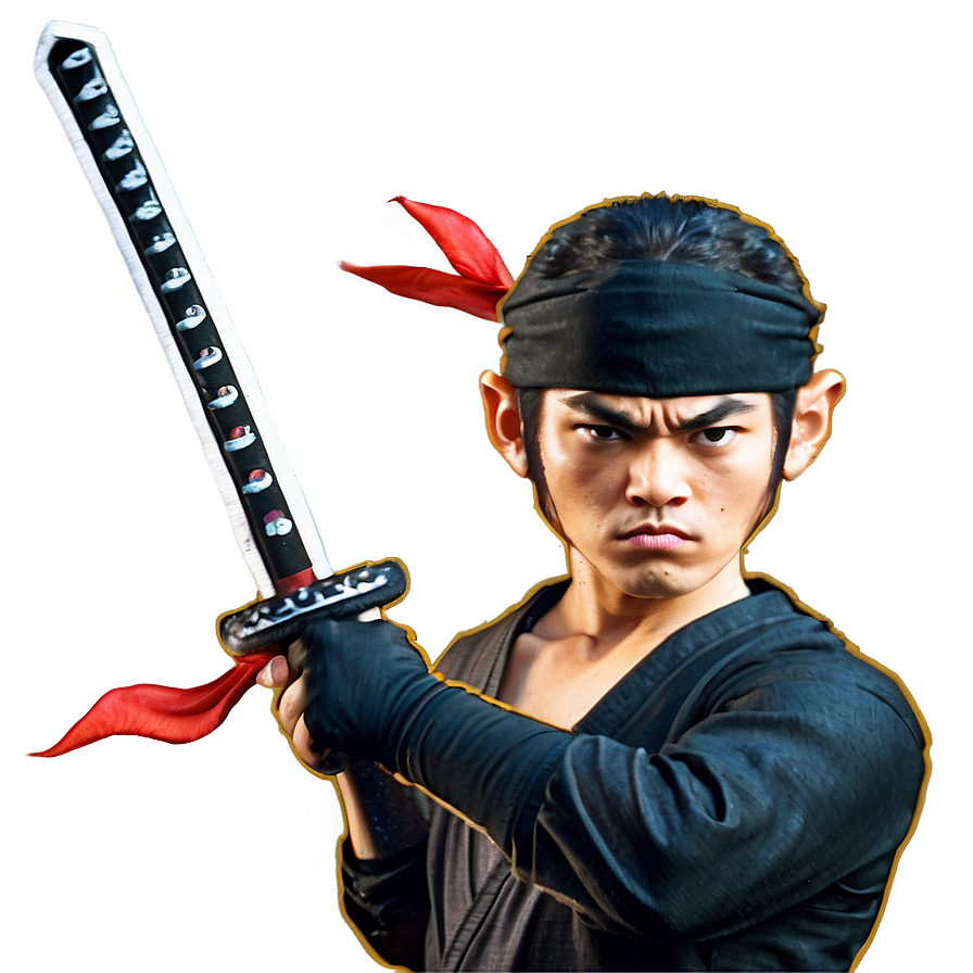 Ninja With Katana Png 65