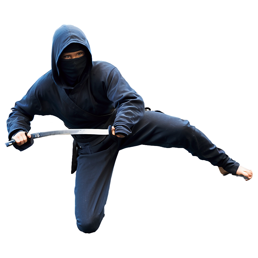 Ninja With Nunchucks Png Yxm