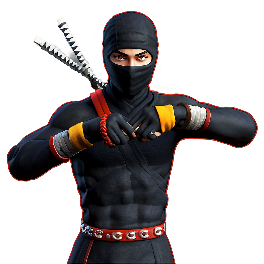 Ninja With Sai Png 06112024