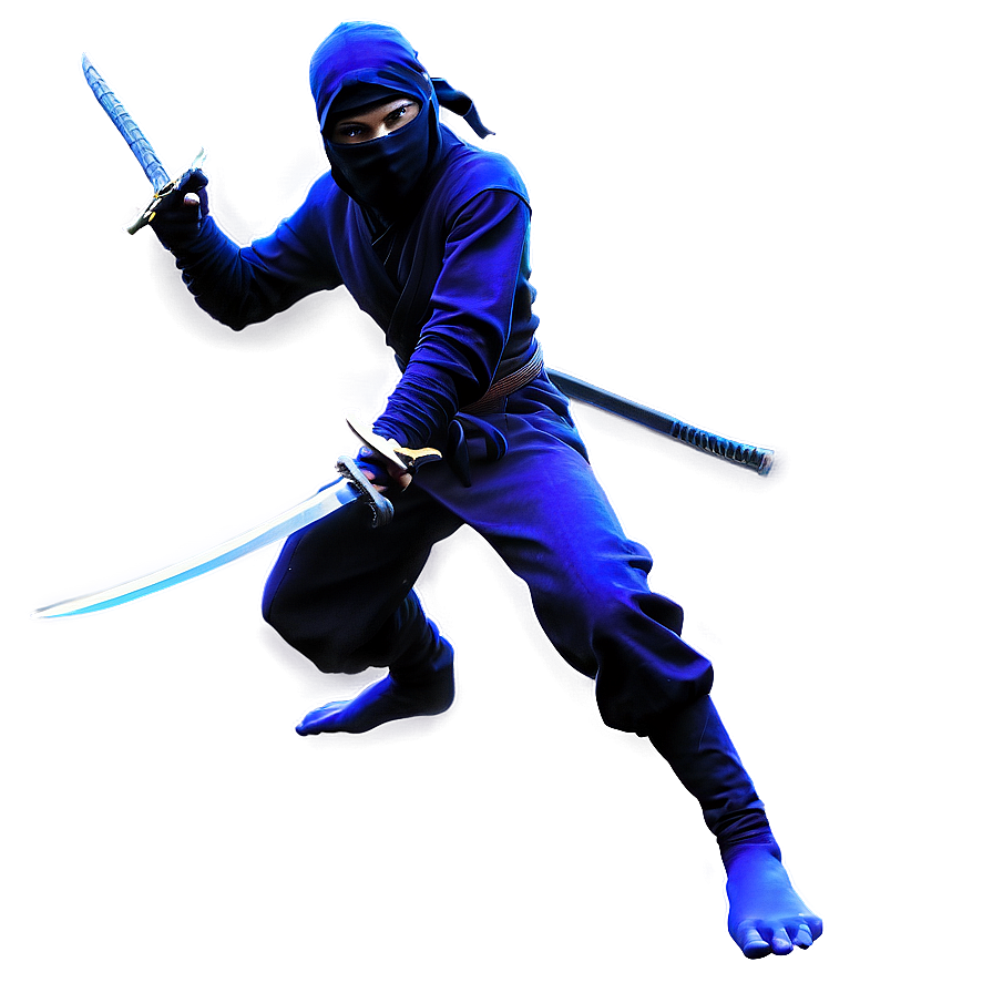 Ninja With Sword Png 06112024