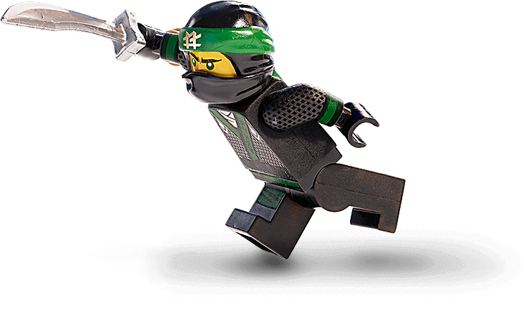 Ninjago Green Ninja Action Pose