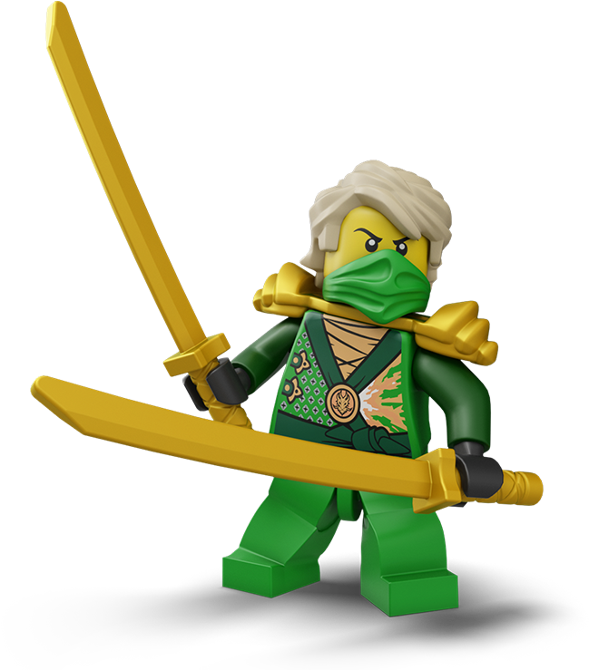 Ninjago Green Ninja Lloydwith Golden Sword