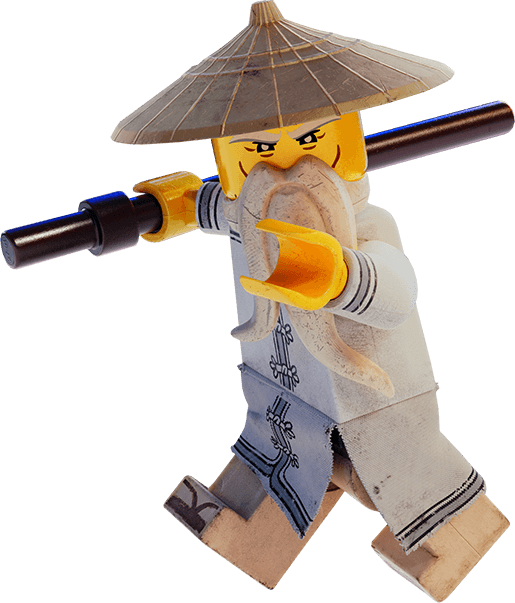 Ninjago Sensei Wu Action Pose