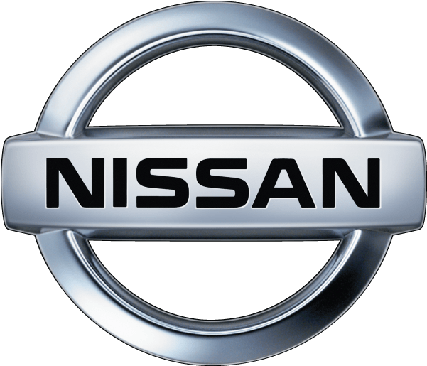 Nissan Logo Silver Chrome