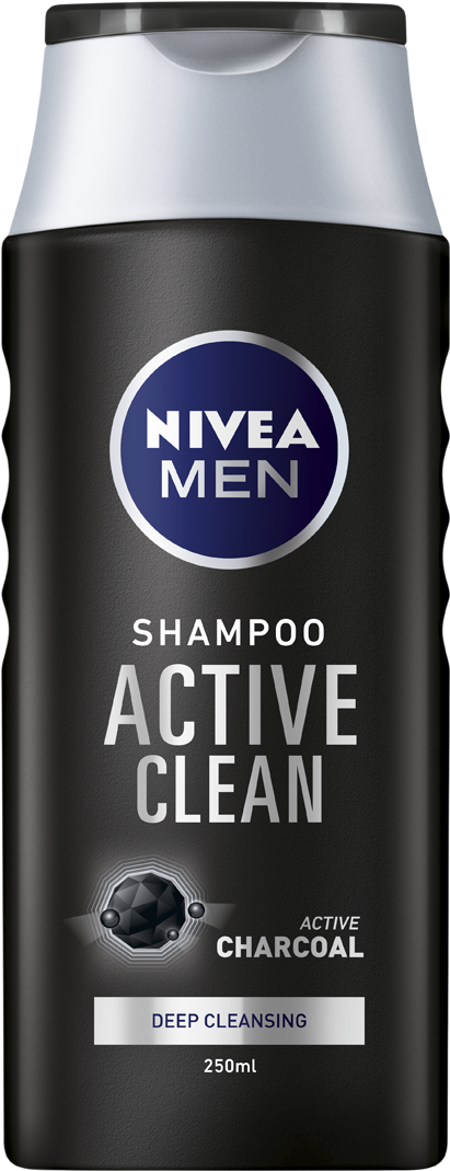 Nivea Men Active Clean Shampoo Bottle