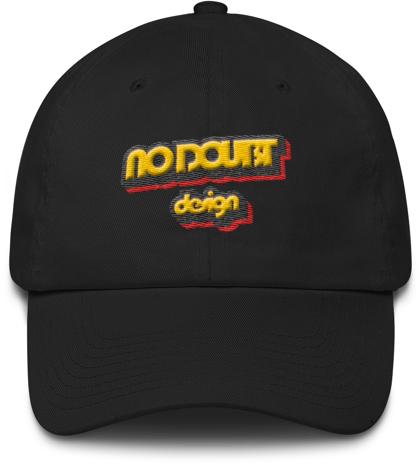 No Doubt Design Black Cap