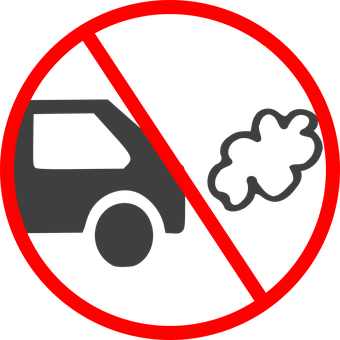 No Idling Zone Sign