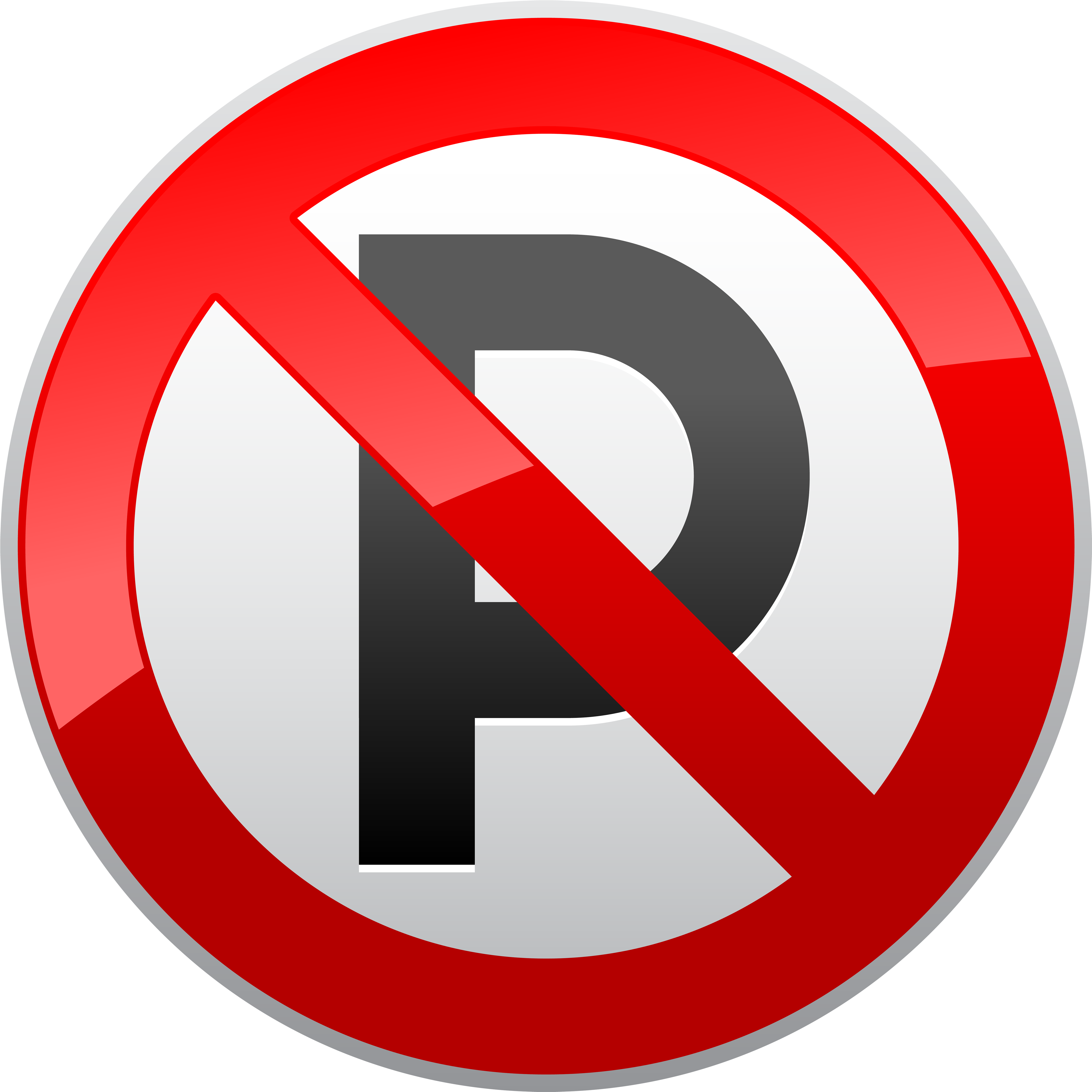 No Parking Sign Graphic