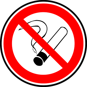 No Smoking Sign Graphic