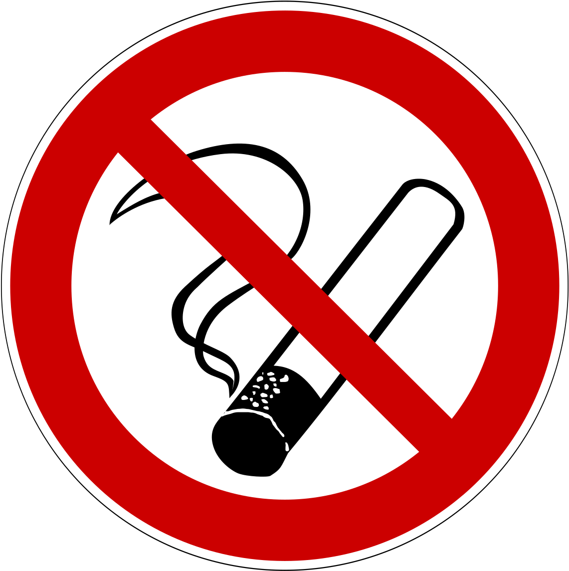 No Smoking Sign Graphic