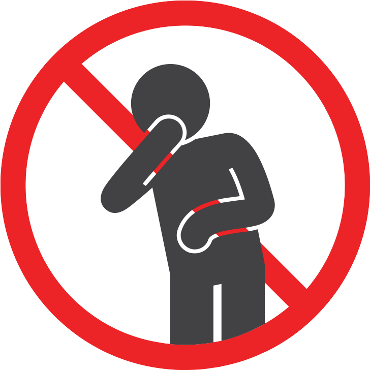 No Vomiting Sign Graphic