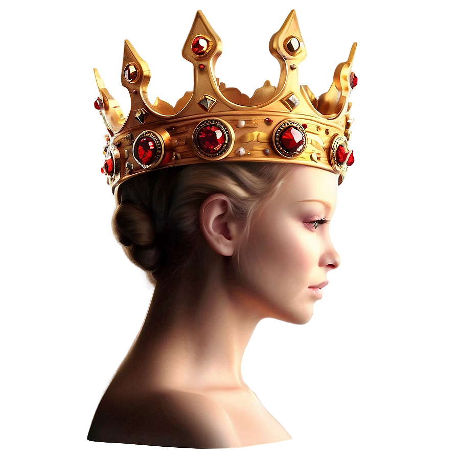 Noble Queen Crown Silhouette Png Wgp