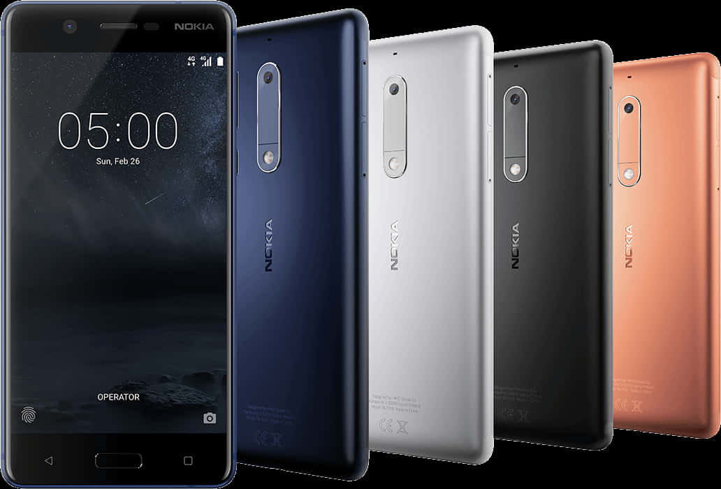 Nokia Android Smartphones Color Range