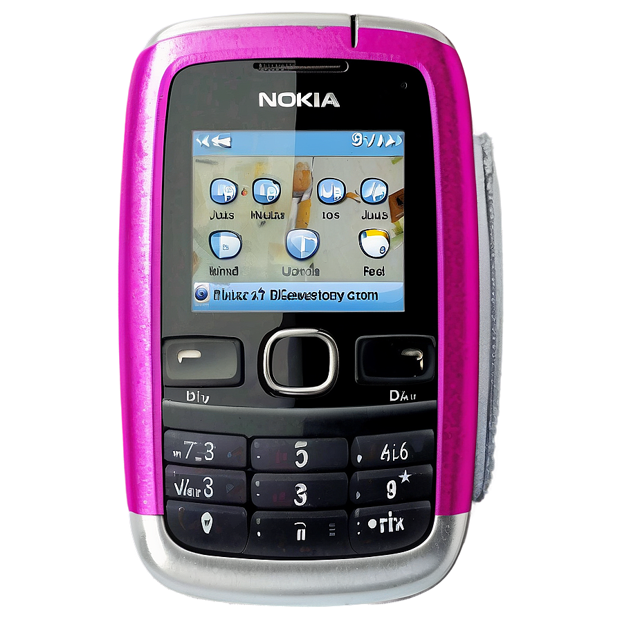 Nokia Phone In Pink Png Egm