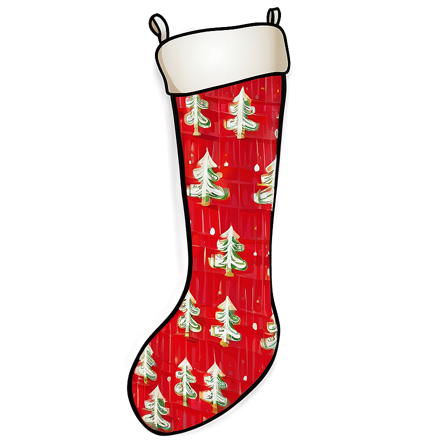 Nordic Christmas Stocking Png 5