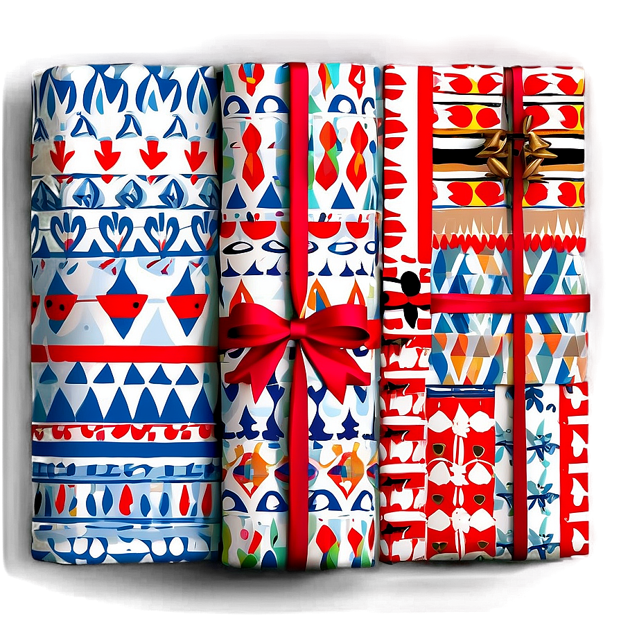 Nordic Style Wrapping Paper Png Qxo27