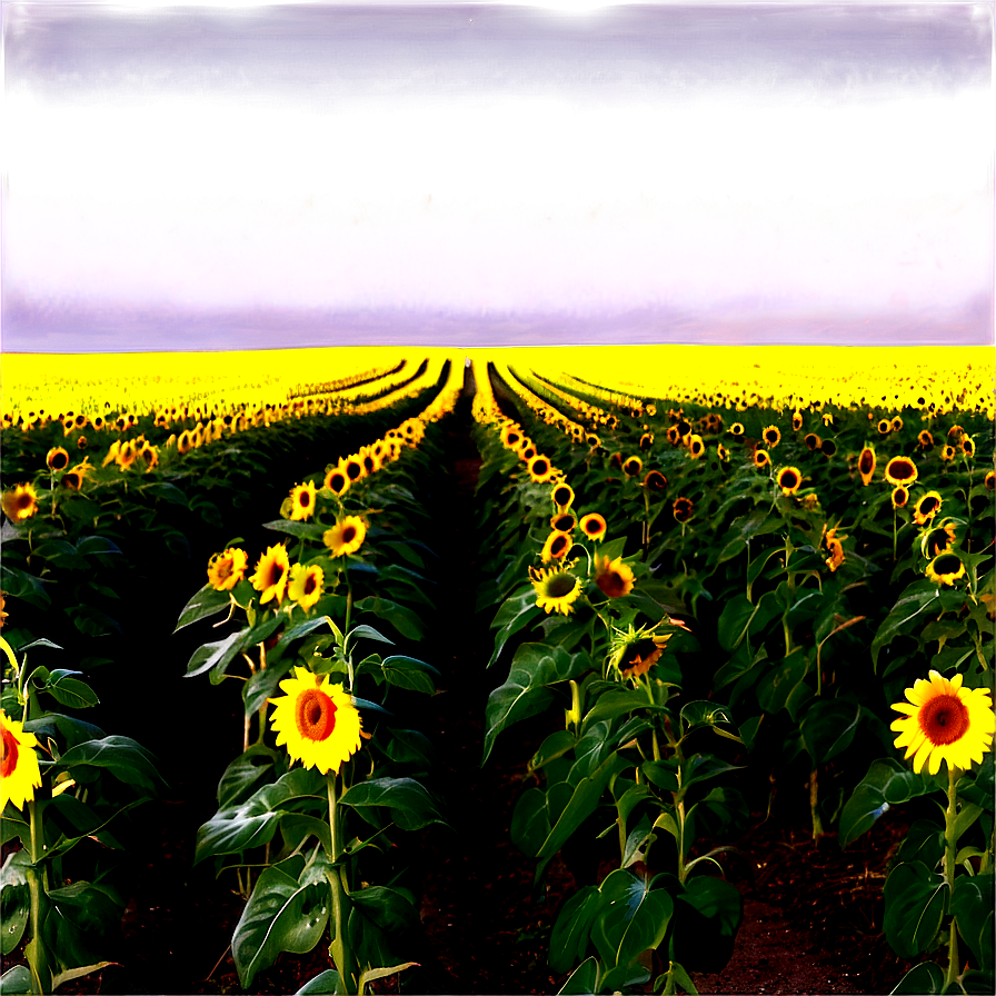 North Dakota Sunflower Fields Png Ohx