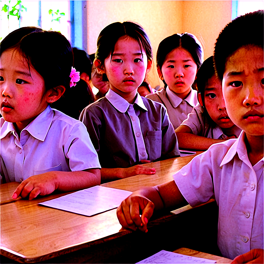 North Korean School Classroom Png Ste