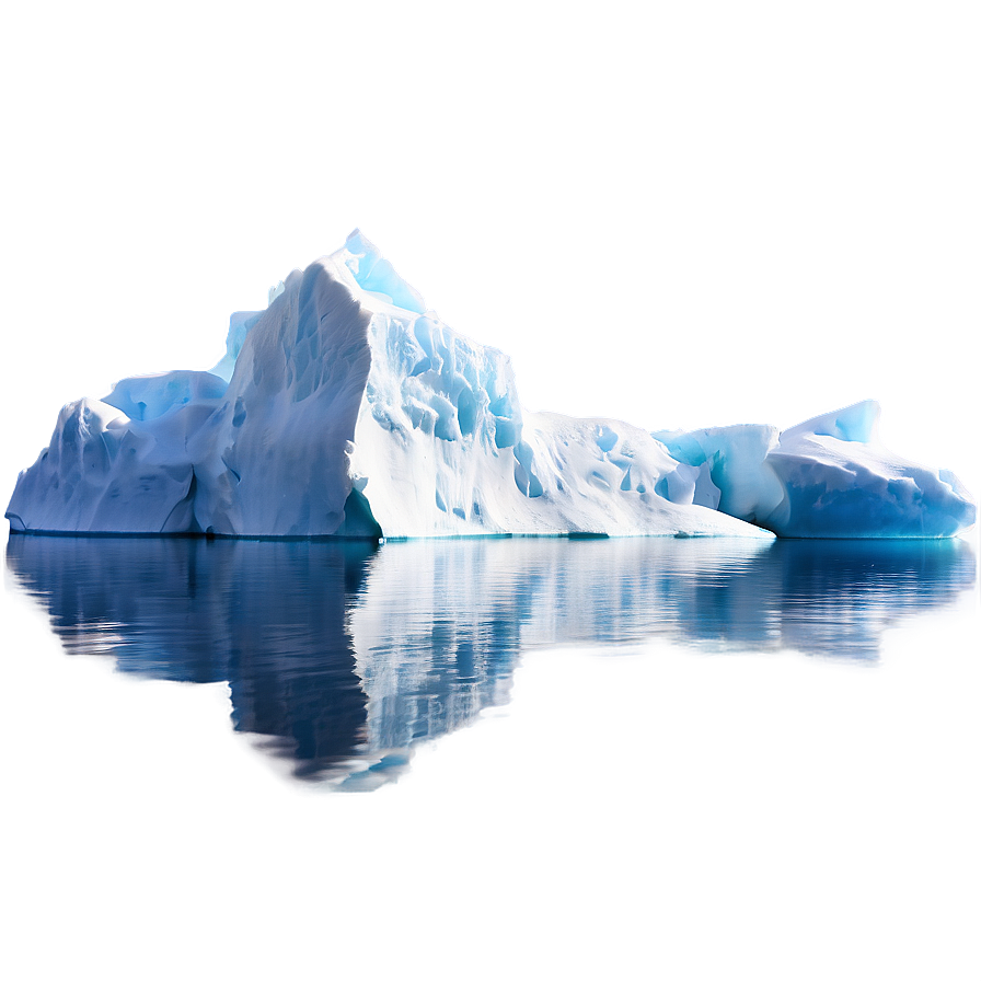 North Pole Iceberg Landscape Png Cao