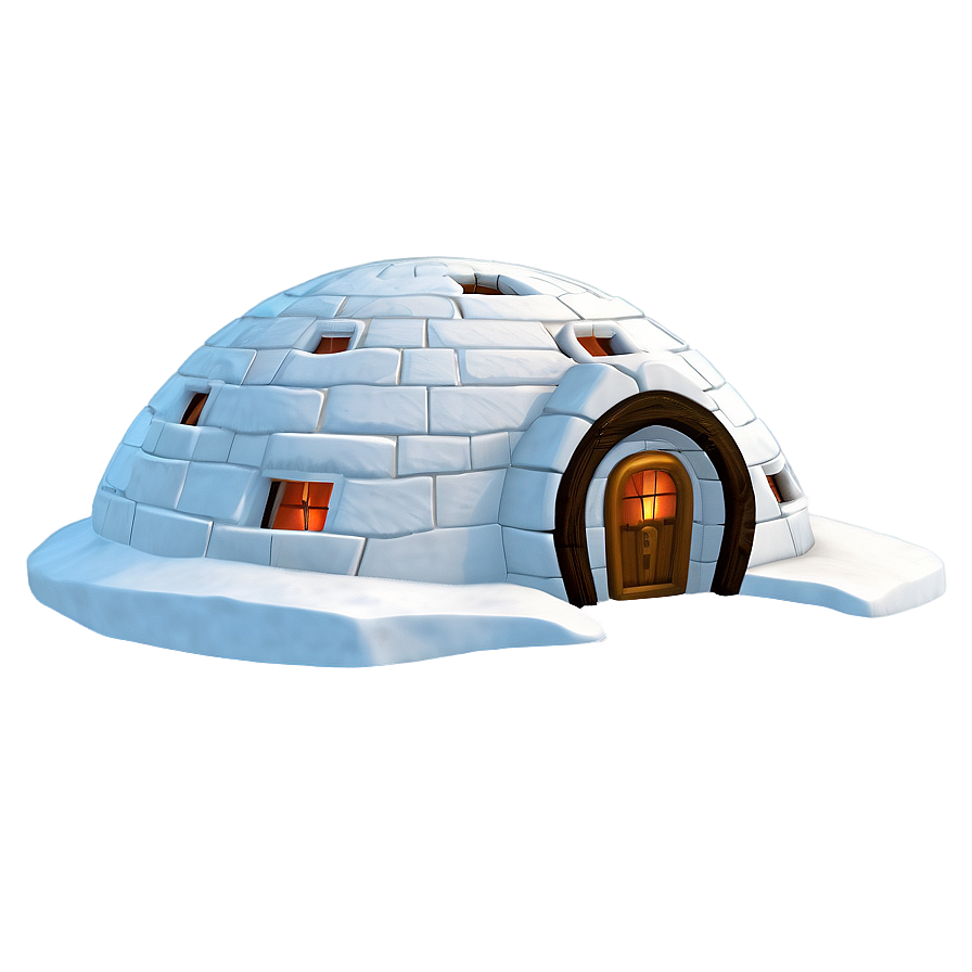 North Pole Igloo Settlement Png 23