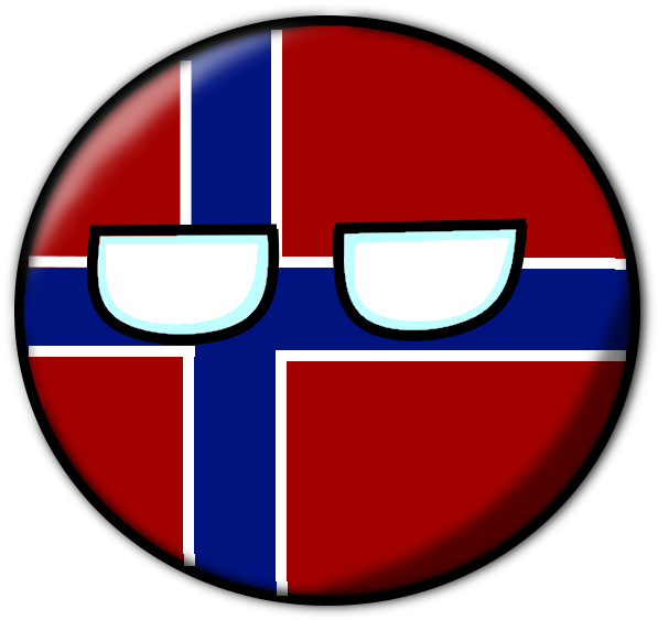 Norwegian Flag Glasses Emoji