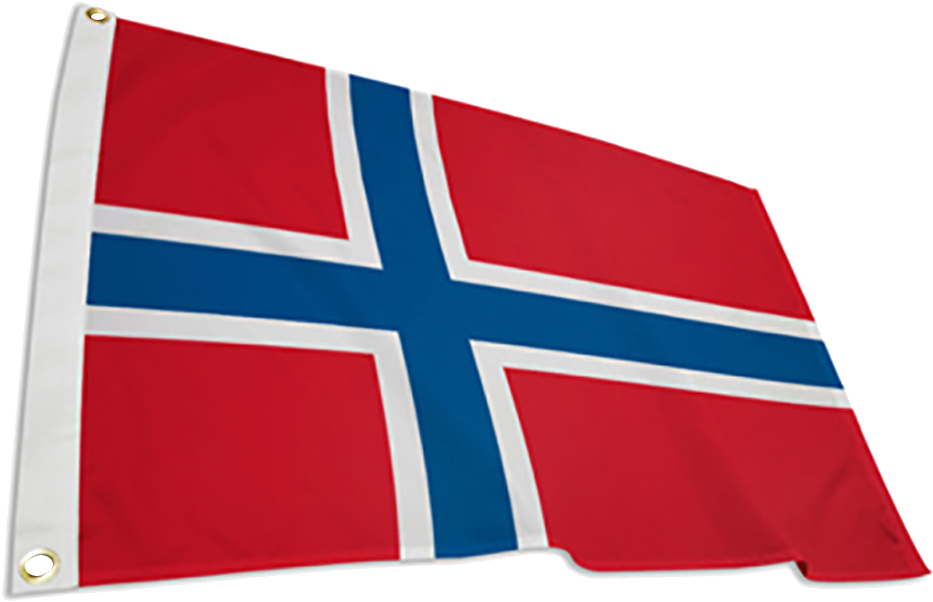 Norwegian Flag Waving