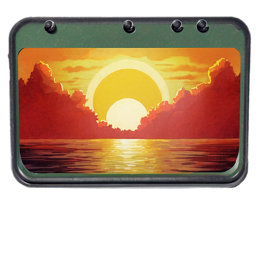 Nostalgic Sunset Horizon Png 45