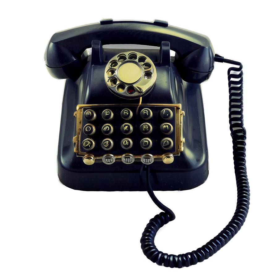 Nostalgic Vintage Phone Png 49 Image