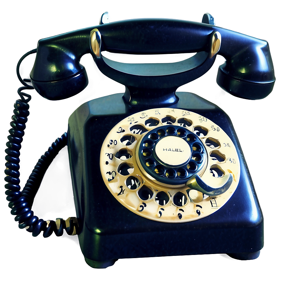 Nostalgic Vintage Phone Png 95