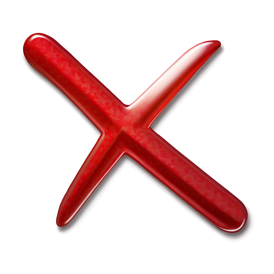 Not Allowed Red X Sign Png 27